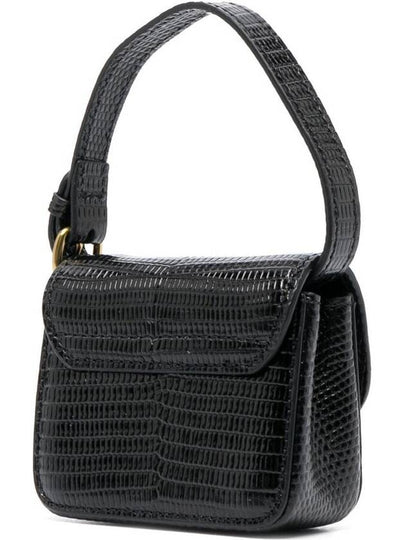 Lizard Leather Mini Bag Black - VIVIENNE WESTWOOD - BALAAN 4