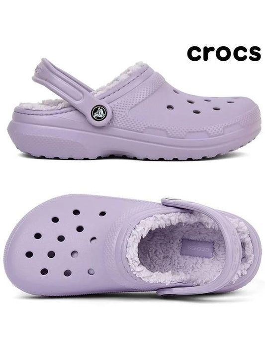 Classic Lined Clog Sandals Purple - CROCS - BALAAN 2