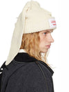 Charles Jeffrey Loverboy Chunky Rabbit Beanie Ecru - CHARLES JEFFREY LOVERBOY - BALAAN 3