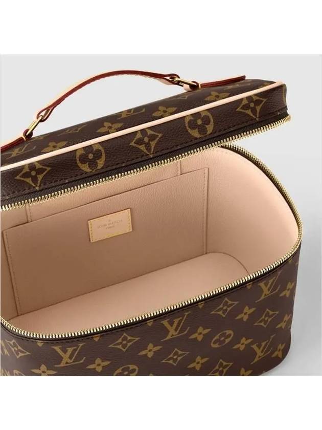 Nice BB Monogram Canvas Pouch Bag Brown - LOUIS VUITTON - BALAAN 6