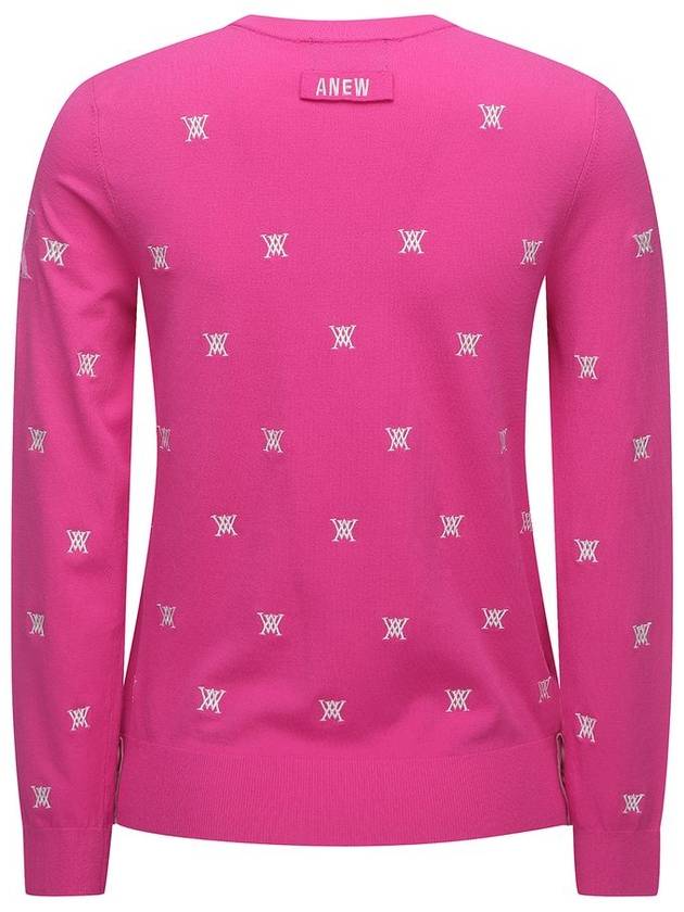 WOMEN MONOGRAM LOGO POINT PULLOVER SWEATERPI - ANEWGOLF - BALAAN 3