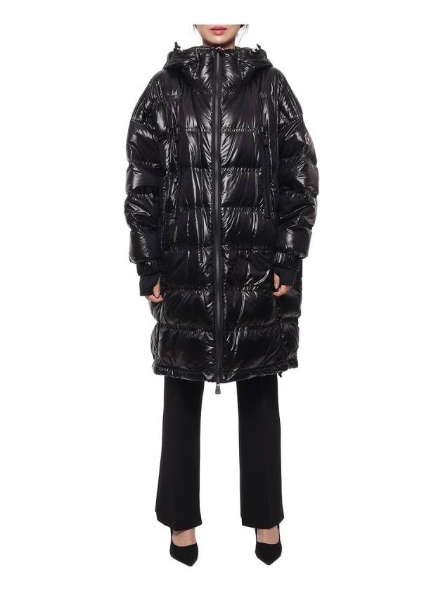 Rochelair Long Down Padded Jacket Black - MONCLER - BALAAN 4