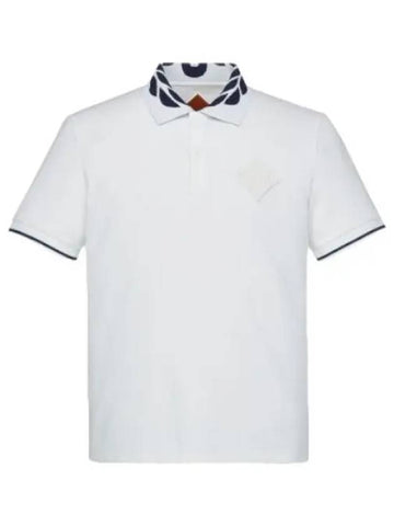 Intarsia Laurel Pique Polo - MCM - BALAAN 1