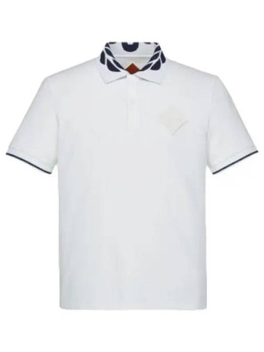 Intarsia Laurel Pique Polo - MCM - BALAAN 1