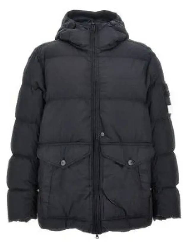 Crinkle Reps Re-Nylon Down Padding Black - STONE ISLAND - BALAAN 2