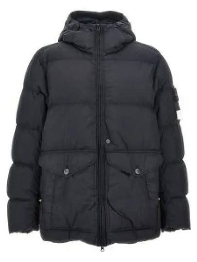 Crinkle Reps Re-Nylon Down Padding Black - STONE ISLAND - BALAAN 2