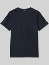 Men's Center Back Striped Short Sleeve T-Shirt Navy - THOM BROWNE - BALAAN 3