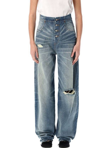 Mm6 Maison Margiela Rihanna Denim Pant - MAISON MARGIELA - BALAAN 1