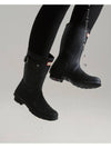 Original Matte Short Rain Boots Black - HUNTER - BALAAN 8