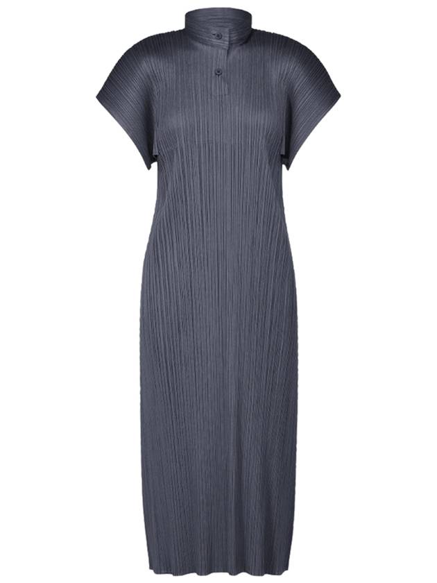 Monthly Colors August Midi Dress Dark Blue - ISSEY MIYAKE - BALAAN 2