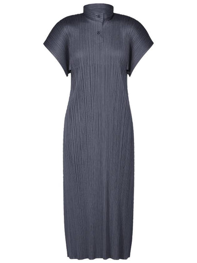 Monthly Colors August Midi Dress Dark Blue - ISSEY MIYAKE - BALAAN 2