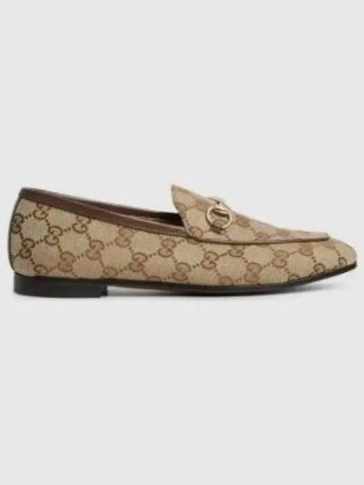 Jordan Ebony Original GG Canvas Loafer Beige - GUCCI - BALAAN 2