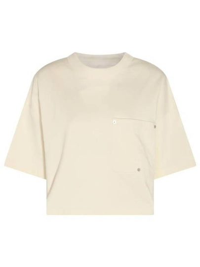 Crew Neck Pocket Short Sleeve T-Shirt White - BOTTEGA VENETA - BALAAN 2