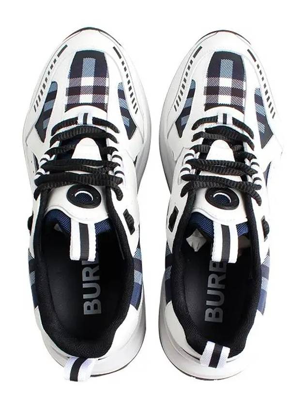 Check Panel Low Top Sneakers White - BURBERRY - BALAAN 4