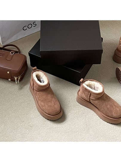 Classic Platform Ultra Mini Winter Boots Chestnut - OZWEAR UGG - BALAAN 2