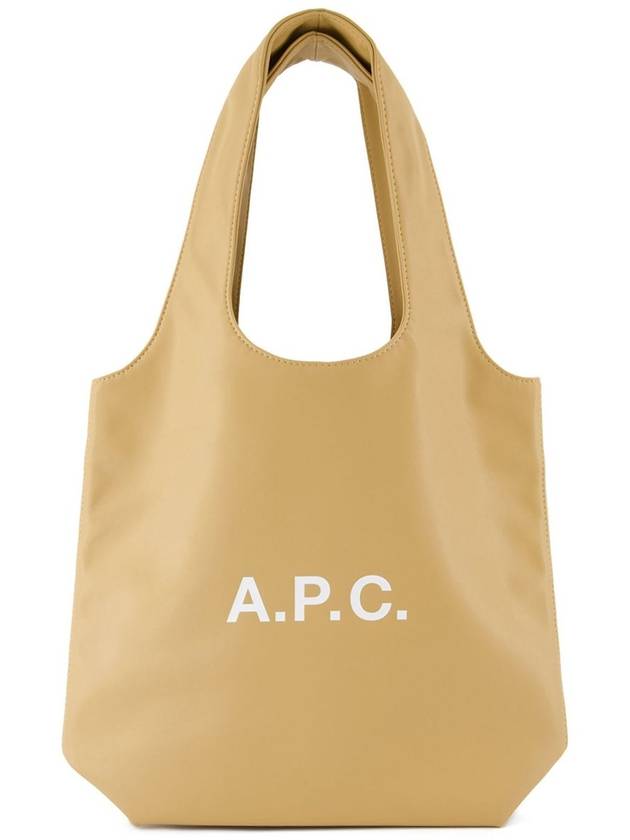 Ninon Small Recycled Leather Tote Bag Beige - A.P.C. - BALAAN 2