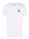 Zafferh Logo Print Cotton Short Sleeve T-Shirt White - ISABEL MARANT - BALAAN 4