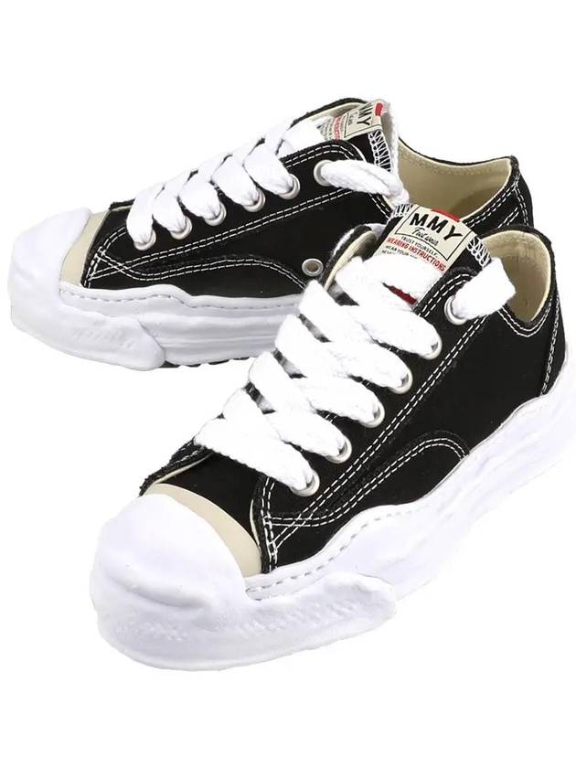 Hank OG Sole Low Top Sneakers Black - MAISON MIHARA YASUHIRO - BALAAN 3