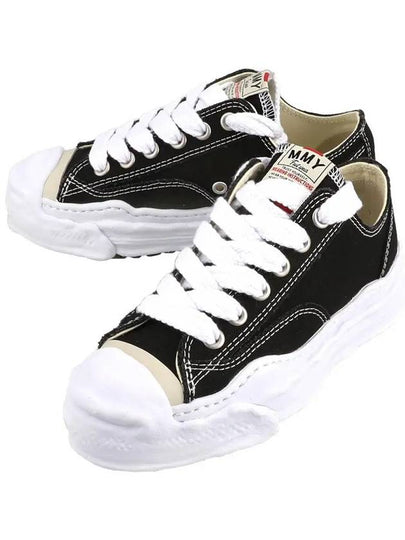 Hank OG Sole Low Top Sneakers Black - MAISON MIHARA YASUHIRO - BALAAN 2