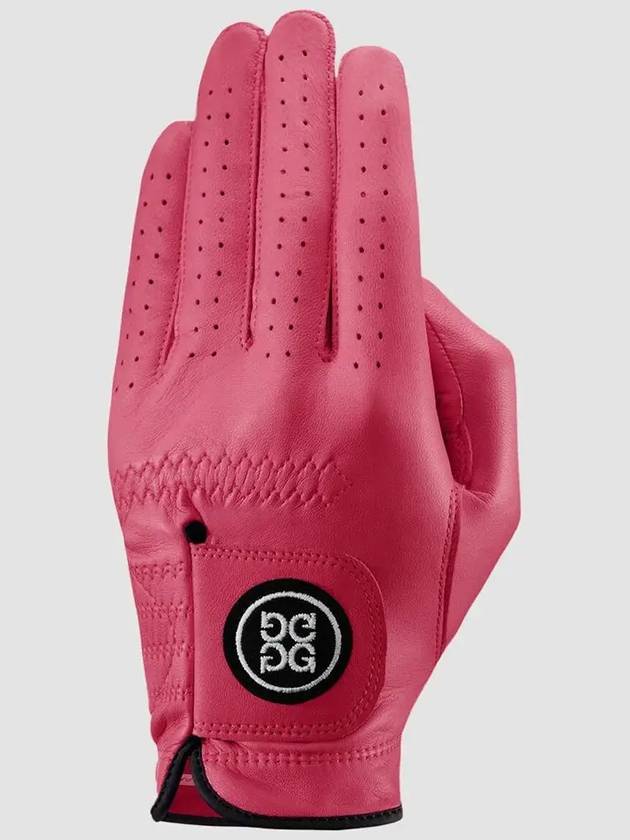 Circle GS Logo Leather Golf Gloves Pink - G/FORE - BALAAN 3