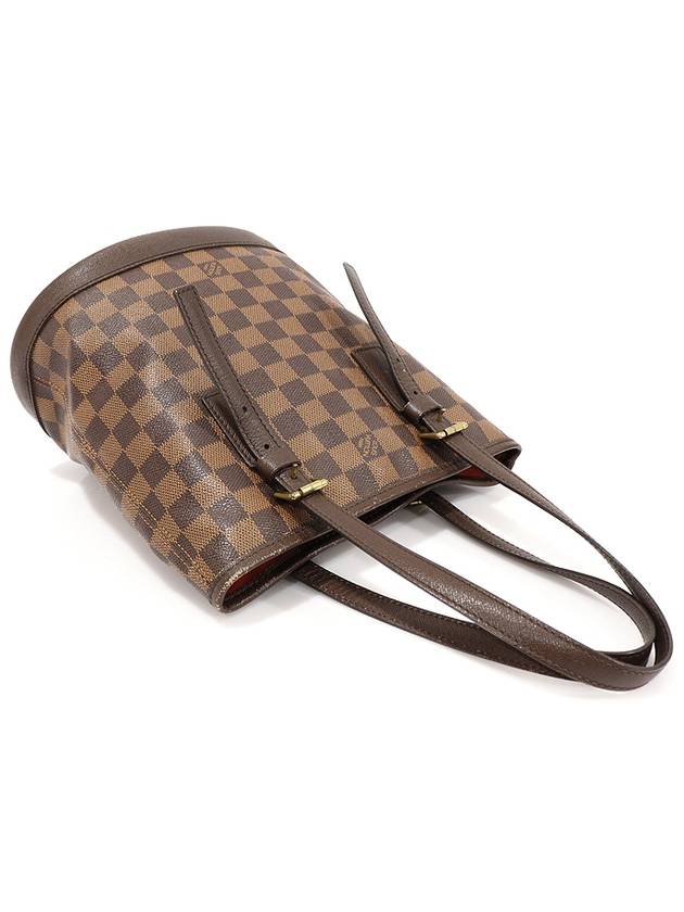 N42240 Damier Eben Canvas MARAIS Bucket Shoulder Bag - LOUIS VUITTON - BALAAN 3