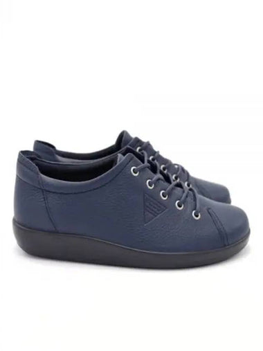 Soft 2.0 Low Top Sneakers Navy - ECCO - BALAAN 1