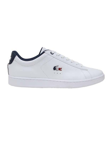 Carnaby Evo Low Top Sneakers White Navy - LACOSTE - BALAAN 1