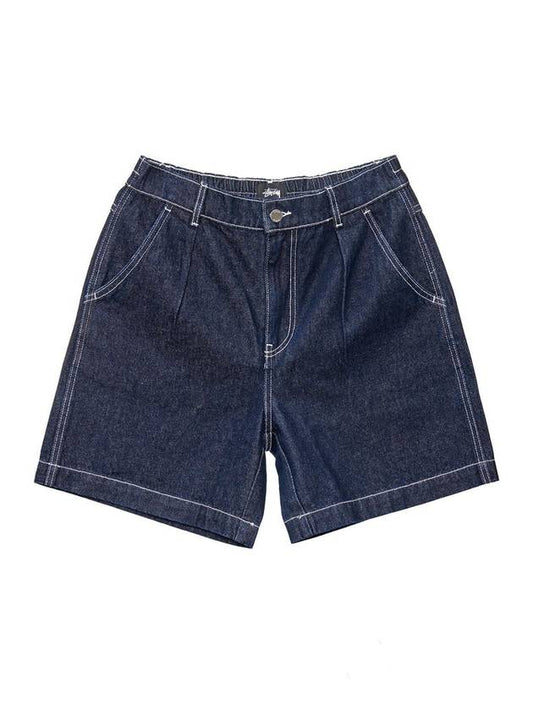 Women's Nevada NEVADA Denim Shorts Blue - STUSSY - BALAAN.