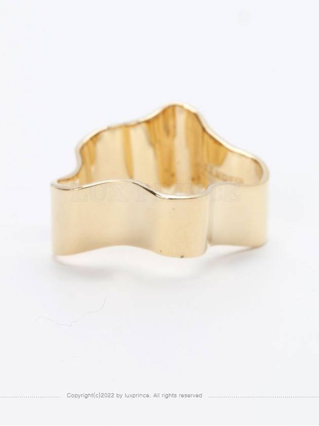 eco brass wave ring 1017hva - JIL SANDER - BALAAN 2