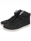 logo leather high top sneakers black - PIERRE HARDY - BALAAN 2