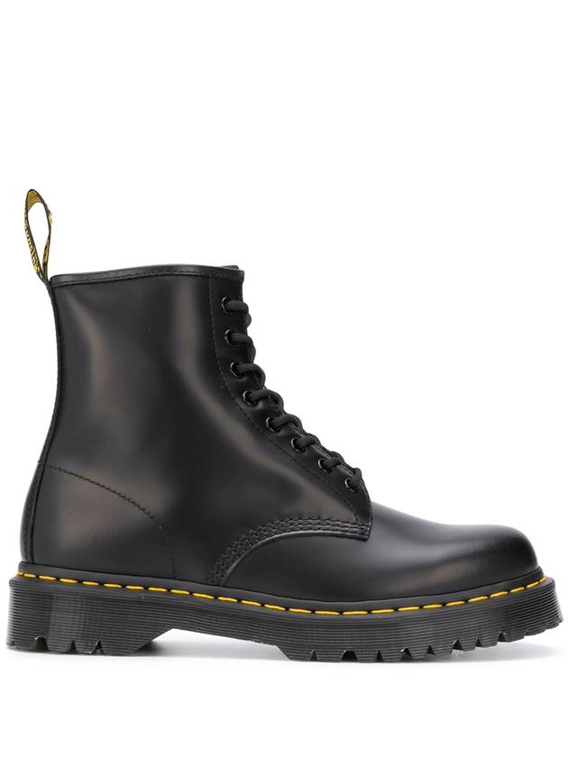 1460 Bex Smooth Leather Platform Worker Boots Black - DR. MARTENS - BALAAN 2