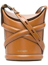 The Curve Small Bucket Bag Tan - ALEXANDER MCQUEEN - BALAAN 3