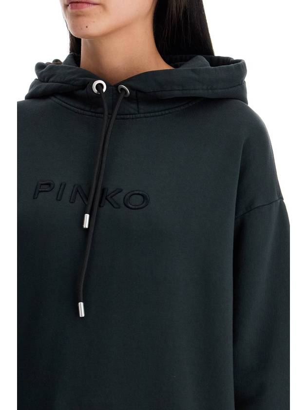 "oversized sweatshirt with - PINKO - BALAAN 4