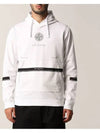 Slogan Print Hoodie White - STONE ISLAND - BALAAN 8