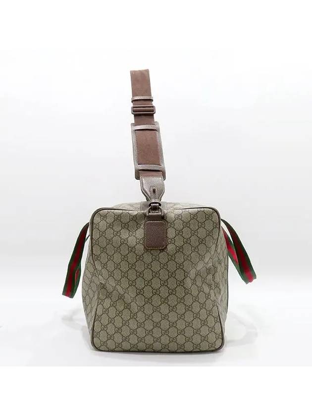 758664 GG web logo medium duffel Boston bag shoulder strap 2WAY - GUCCI - BALAAN 3