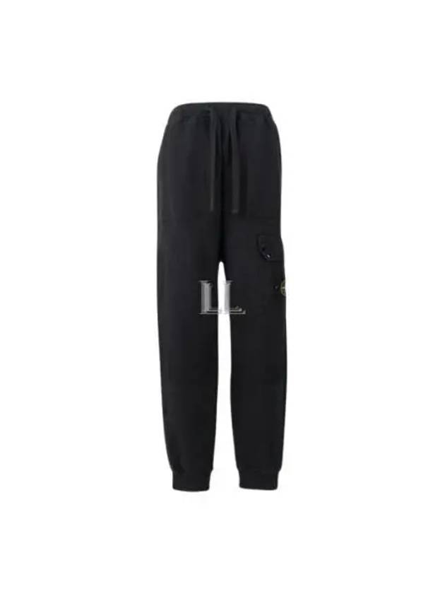 Compass Badge Panel Track Pants Black - STONE ISLAND - BALAAN 2