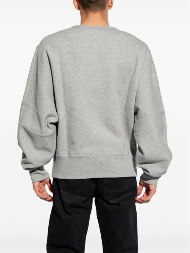 Embroidery Logo Sweatshirt Grey - ALEXANDER MCQUEEN - BALAAN 4