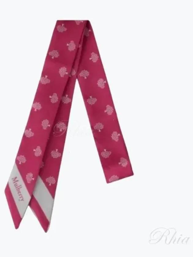 Small Skinny Scarf Pink - MULBERRY - BALAAN 2