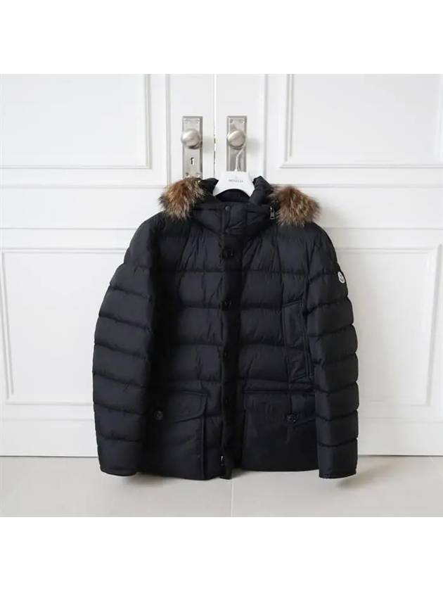 Cluny Long Down Jacket Black - MONCLER - BALAAN 9