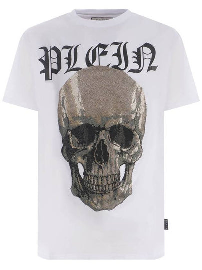 short sleeve tshirt WHITE - PHILIPP PLEIN - BALAAN 2