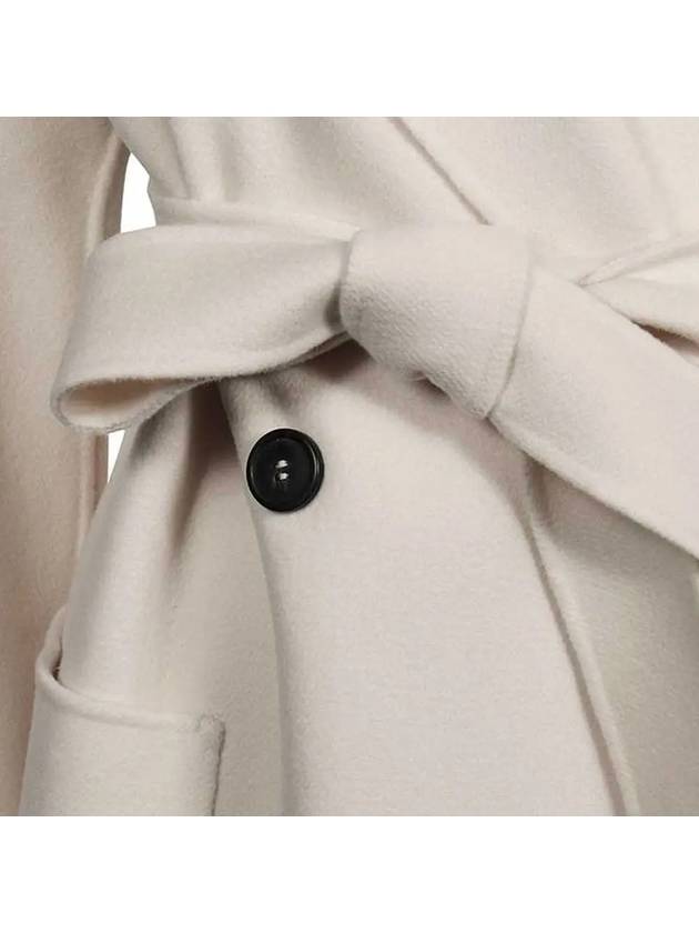 SELZ Belted Wool Coat Off White 2350110337 006 - MAX MARA - BALAAN 4