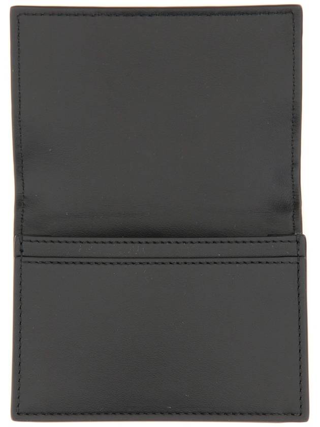 Intrecciato Folding Card Wallet Black - BOTTEGA VENETA - BALAAN 3