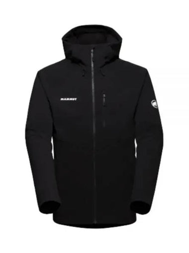 Ultimate Comfort Softshell Hooded Jacket Black - MAMMUT - BALAAN 1