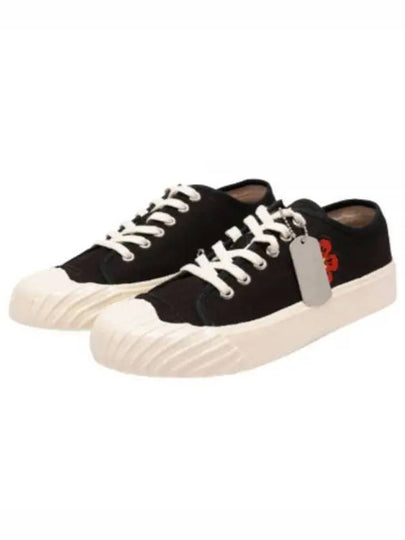 Shool Boke Flower Low Top Sneakers Black - KENZO - BALAAN 2