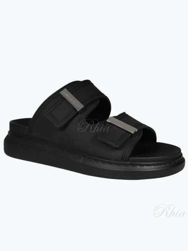 Hybrid Rubber Slippers Black - ALEXANDER MCQUEEN - BALAAN 2