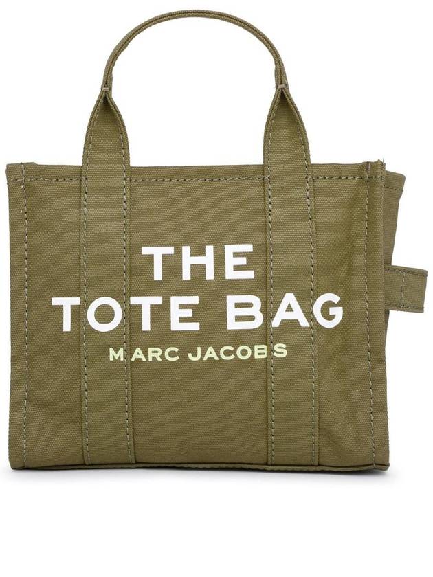 Logo Small Canvas Tote Bag Khaki - MARC JACOBS - BALAAN 2