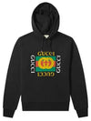 Vintage Logo Cotton Hoodie Black - GUCCI - BALAAN 2