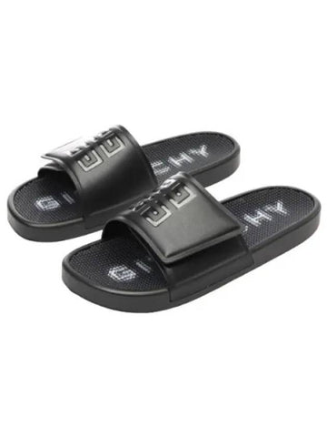 slide flat sandals men slippers - GIVENCHY - BALAAN 1