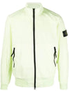 Garment Dyed Crinkle Reps Nylon Zip-up Jacket Lime - STONE ISLAND - BALAAN 1