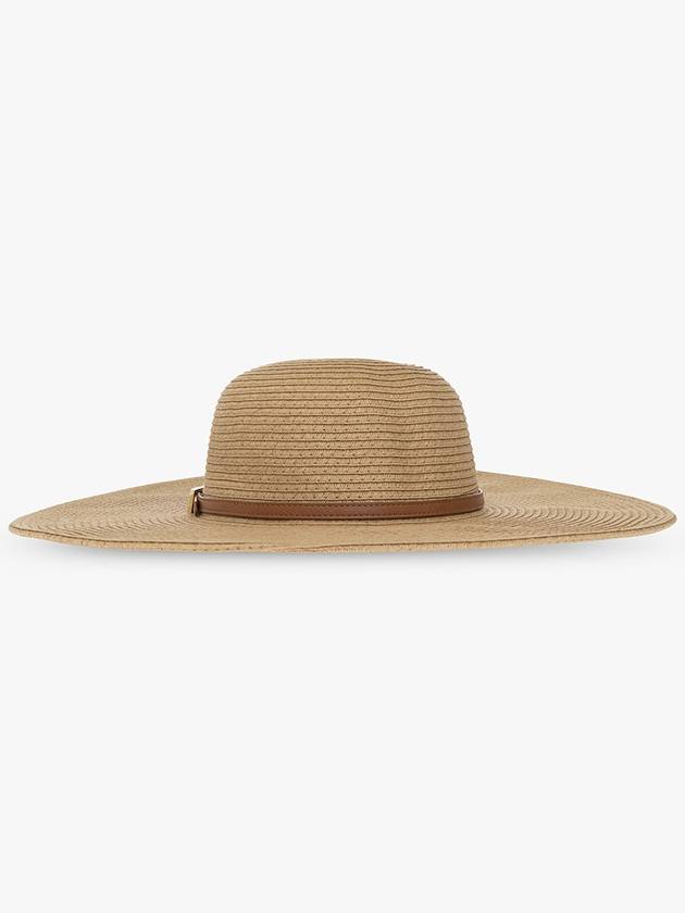 Melissa Odabash Wide Brim Hat With Strap, Women's, Beige - MELISSA ODABASH - BALAAN 3